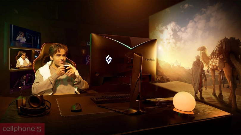 Chất lượng hiển thị màn hình Gaming ViewSonic XG275D1 4K 27 inch