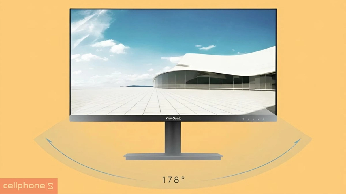 Thiết kế màn hình ViewSonic VA221A-H 22 inch