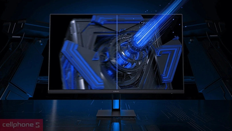 Thiết kế viền mỏng cùng chân đế chữ nhật chắc chắn của màn hình Xiaomi G27I ELA5375EU 27 inch