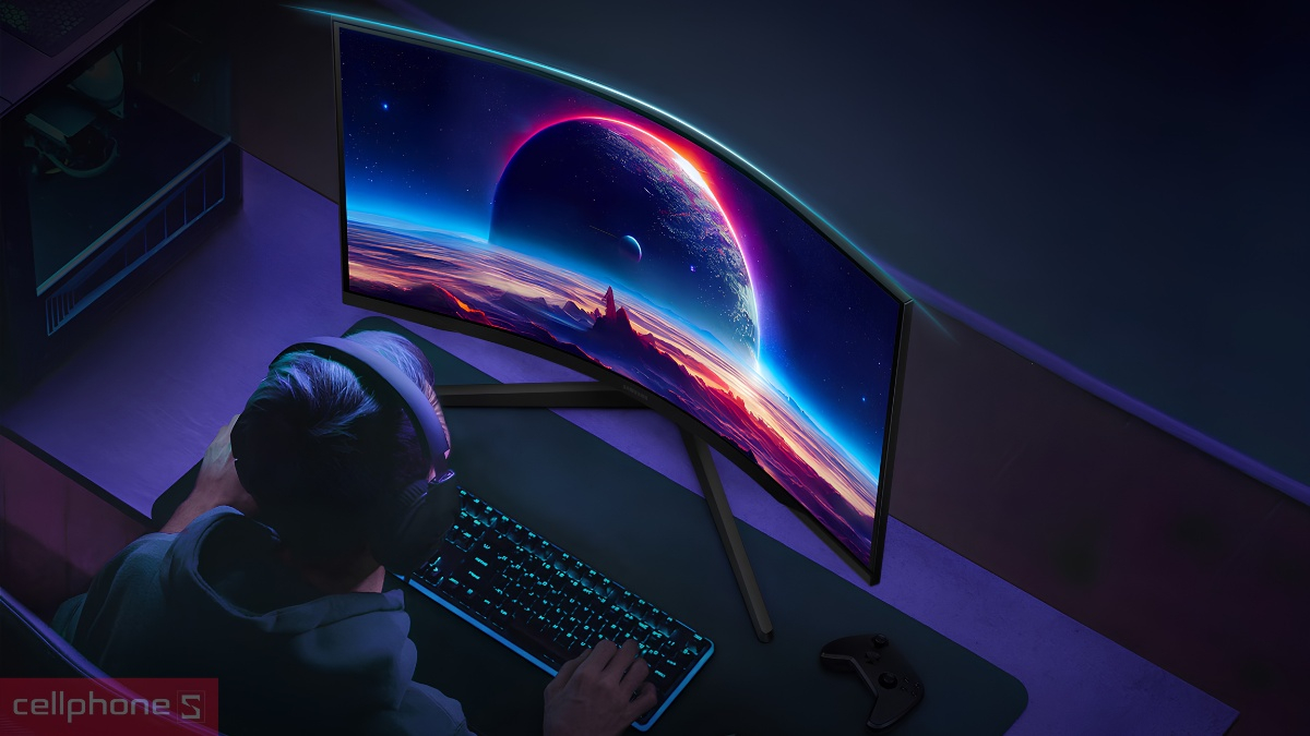 Màn hình Gaming Samsung Odyssey G5 LS32CG552 32 inch cong 1000R
