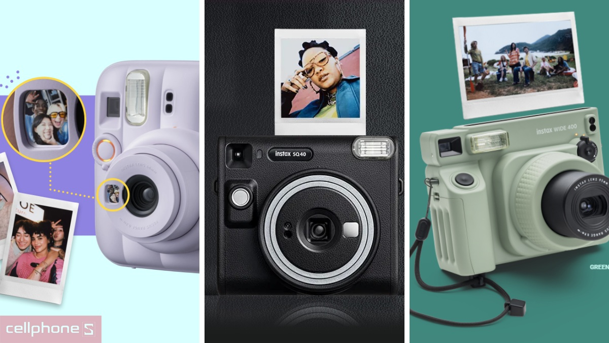 Máy ảnh chụp lấy liền Fujifilm có nhiều loại khác nhau