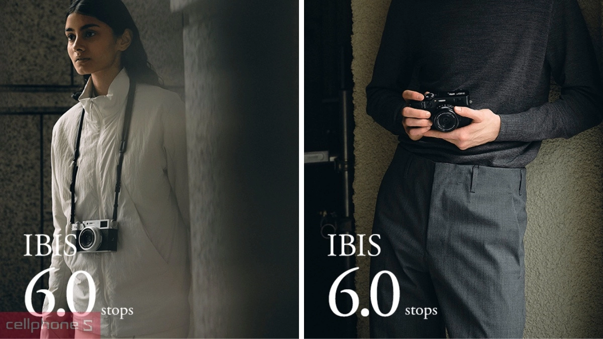 IBIS 5 trục hỗ trợ ổn định hình ảnh
