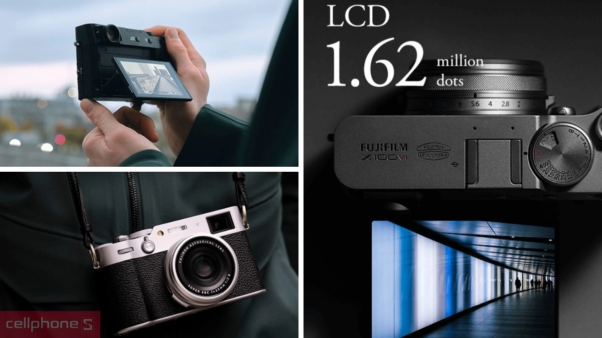 Màn hình 3 inch lật 2 chiều