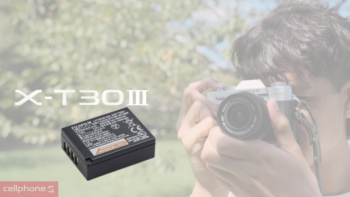 Pin NP-W126S dự phòng cho máy ảnh Fujifilm XT30 III