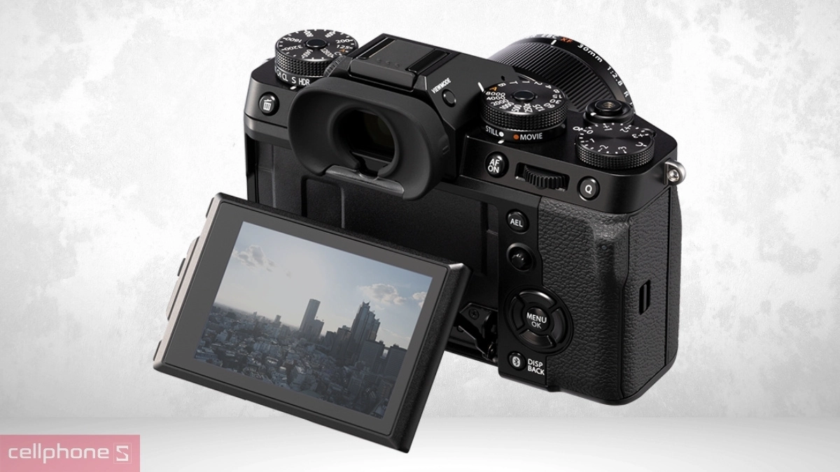Màn hình LCD linh hoạt của máy ảnh Fujifilm XT5