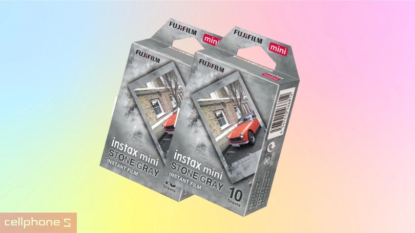 Fujifilm Instax Mini Single Pack 10 – Độ nhạy cao, màu sắc rực rỡ