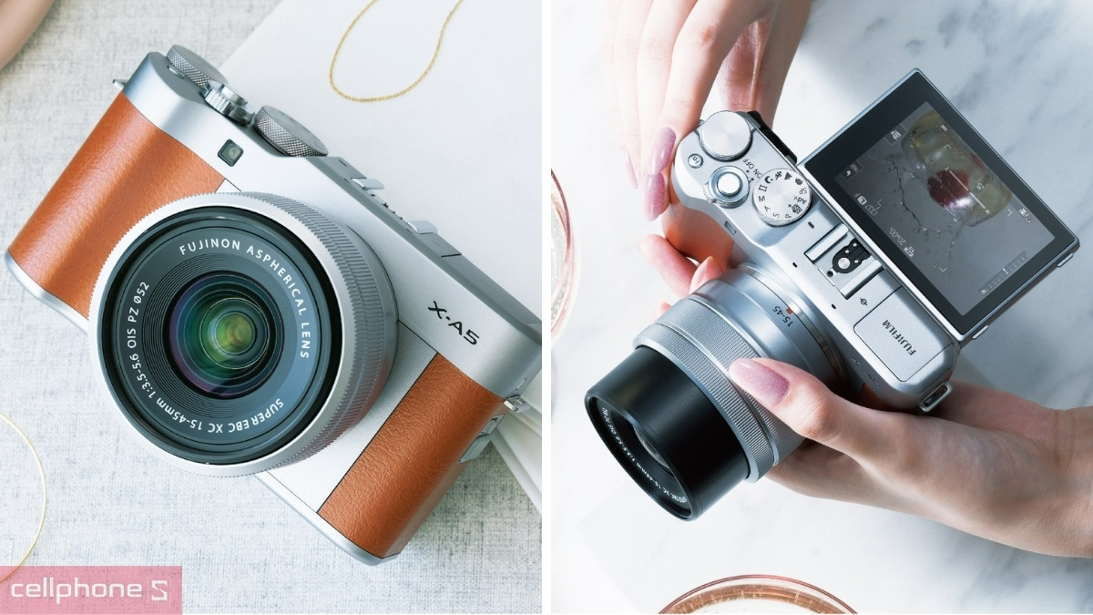 Fujifilm X-A sở hữu thiết kế nhỏ gọn, phù hợp với người mới 