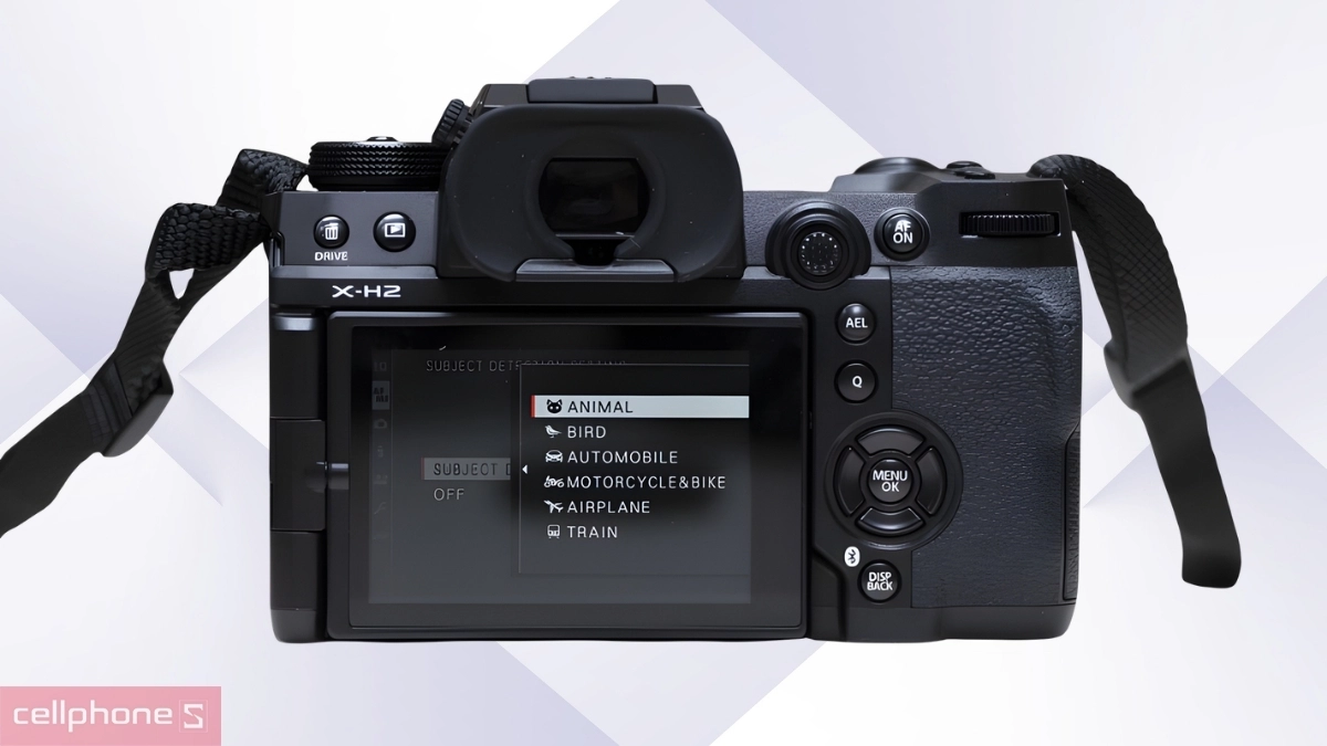 Thiết kế máy ảnh Fujifilm X-H2 kèm Lens Fujifilm XF16-80mm F4 R OIS WR