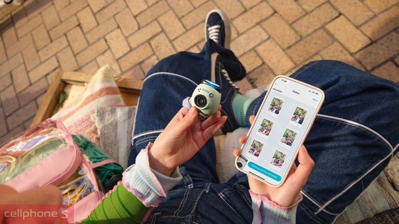 Cách kết nối máy ảnh Instax PAL với thiết bị di động