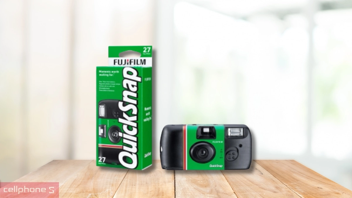 Thiết kế máy ảnh phim Fujifilm Quicksnap Flash Superia 400 27Exp