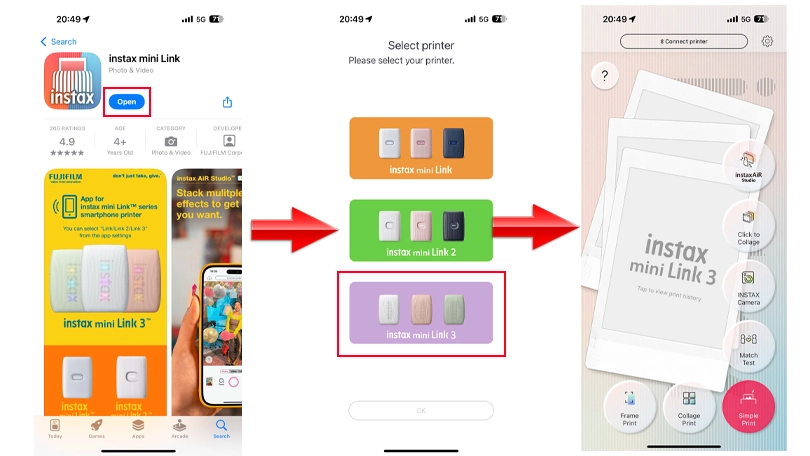 Hướng dẫn sử dụng máy in ảnh lấy liền Fujifilm Instax Mini Link 3
