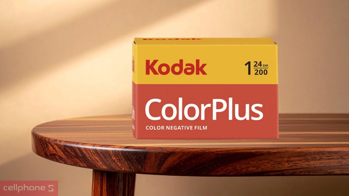 Film máy ảnh Kodak Colorplus 200 135-24 - ISO 200 linh hoạt, màu sắc tươi tắn