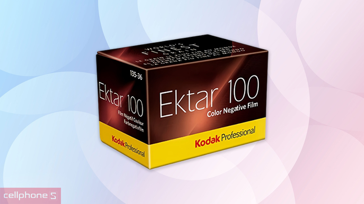 Film máy ảnh Kodak Ektar 100 135-36 - Mịn hạt đặc trưng, gam màu cuốn hút