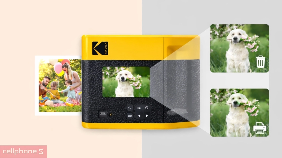 Màn hình máy ảnh Kodak Mini 4 ERA MS400