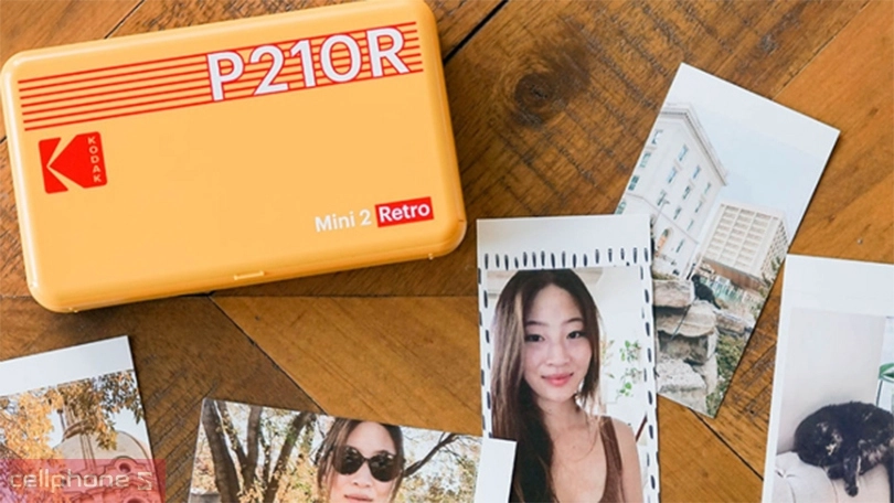 Máy in ảnh Kodak Mini 2 P210R - Combo - In dễ dàng, ảnh chất lượng cao 