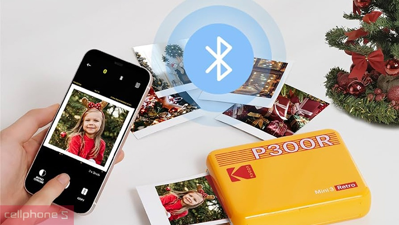 Máy in ảnh Kodak Mini 3 P300R - In ảnh lấy liền chất lượng cao