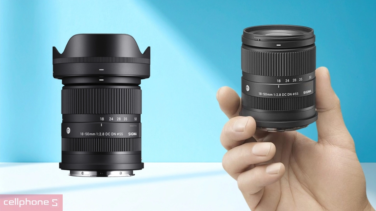 Thiết kế nâng cao chất lượng ảnh và tính di động tiện lợi