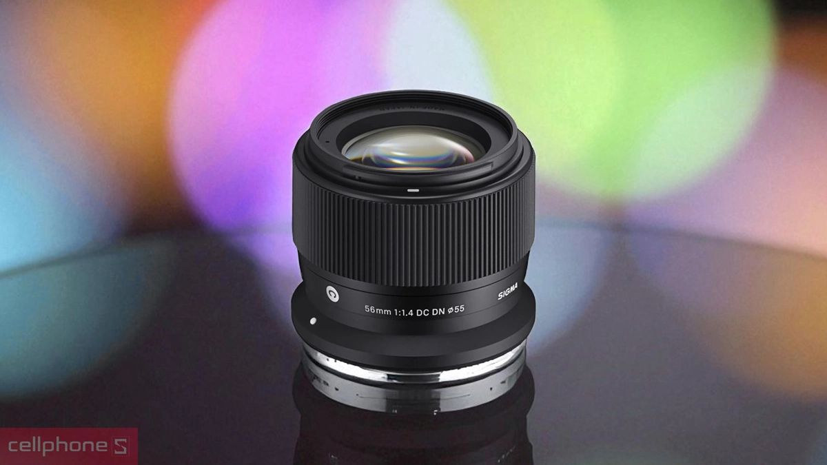 Thiết kế lens Sigma 56mm F1.4 DC DN Contemporary for Canon RF
