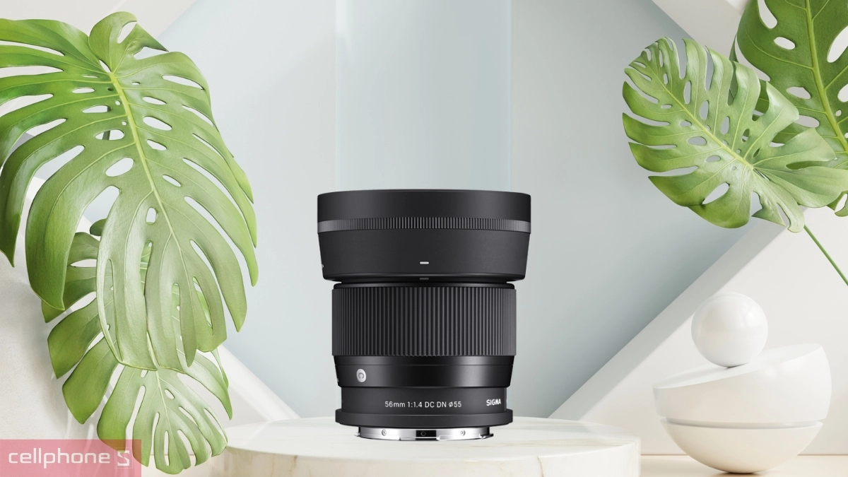 Thiết kế lens Sigma 56mm F1.4 DC DN Contemporary For Sony E