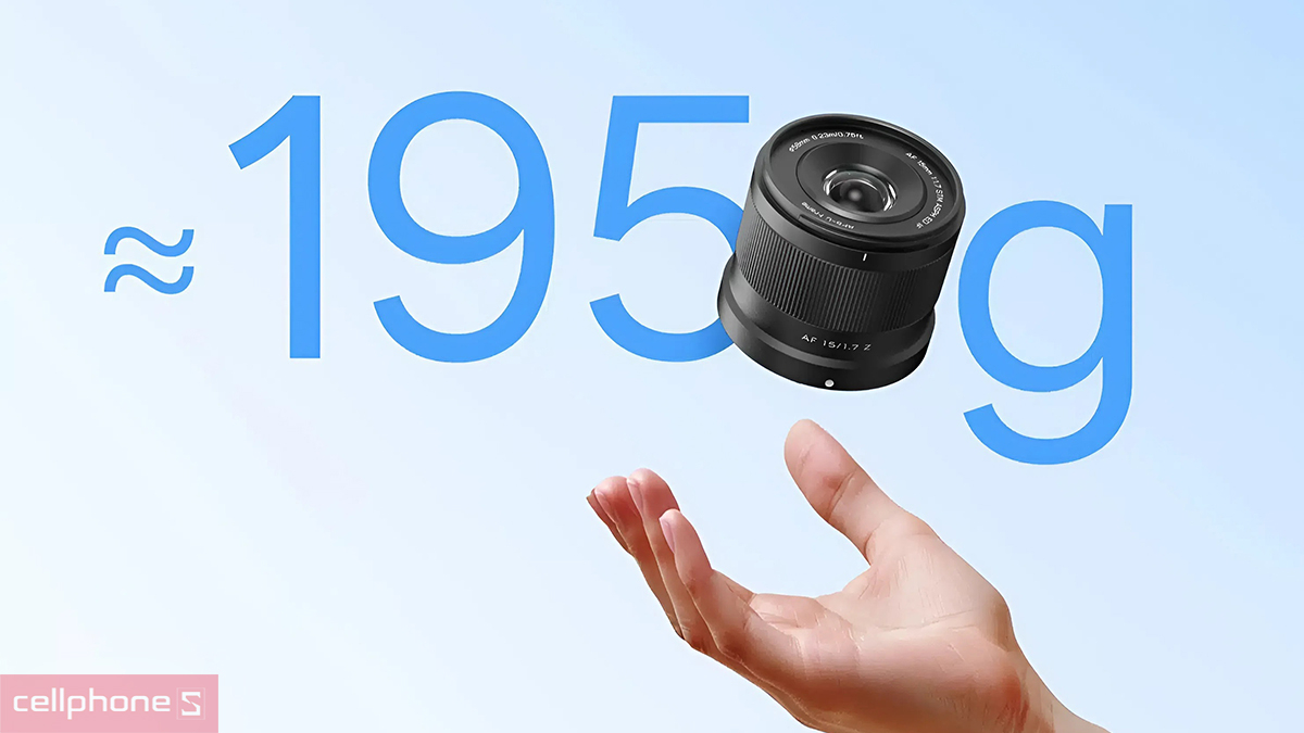 Kiểu dáng Lens Viltrox AF 15mm F1.7 ngàm Nikon Z