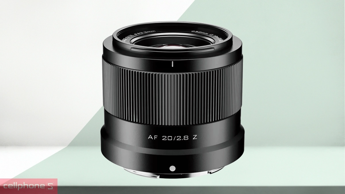 Thiết kế Lens Viltrox AF 20mm f/2.8 ngàm Nikon Z