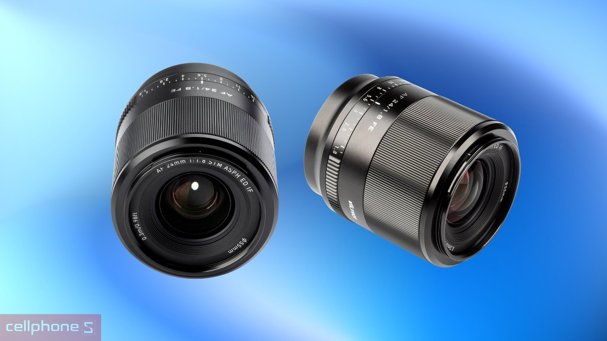 Thiết kế Lens Viltrox AF 24mm F1.8 ngàm Sony FE