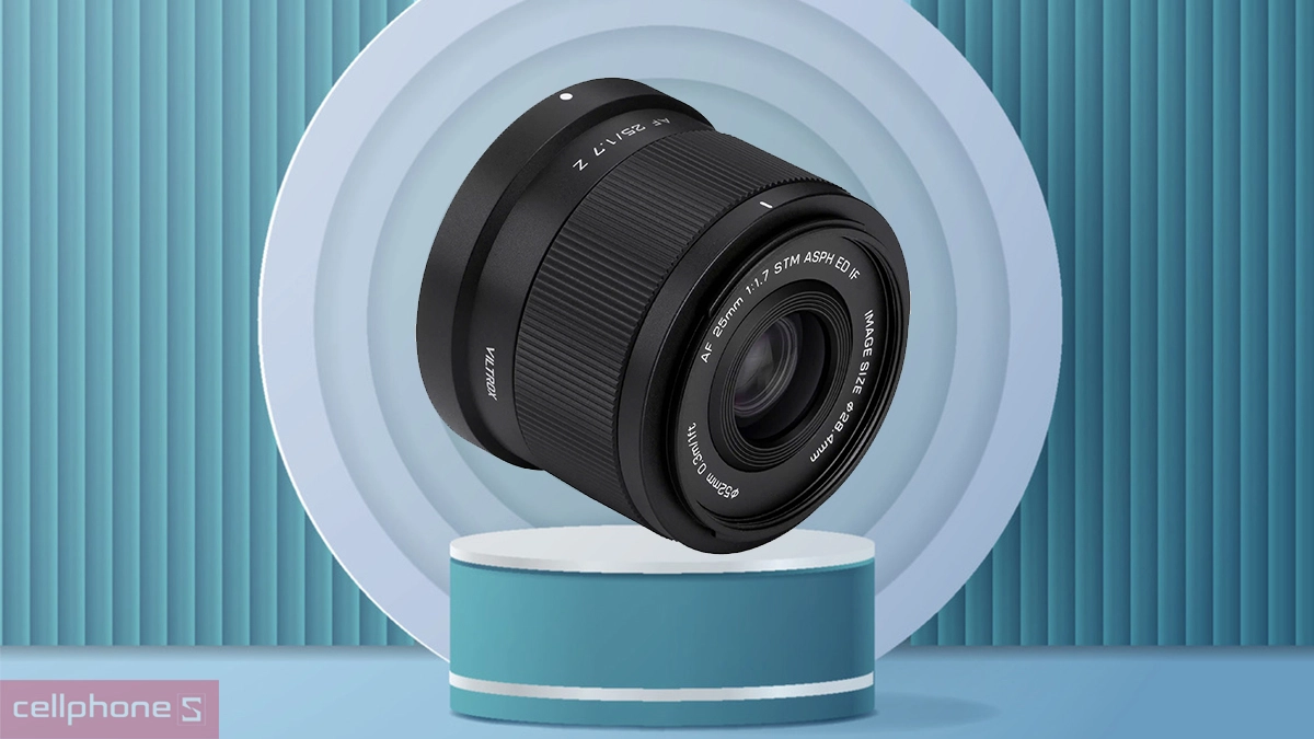 Thiết kế nhỏ gọn Lens Viltrox AF 25mm F1.7 ngàm Fujifilm X