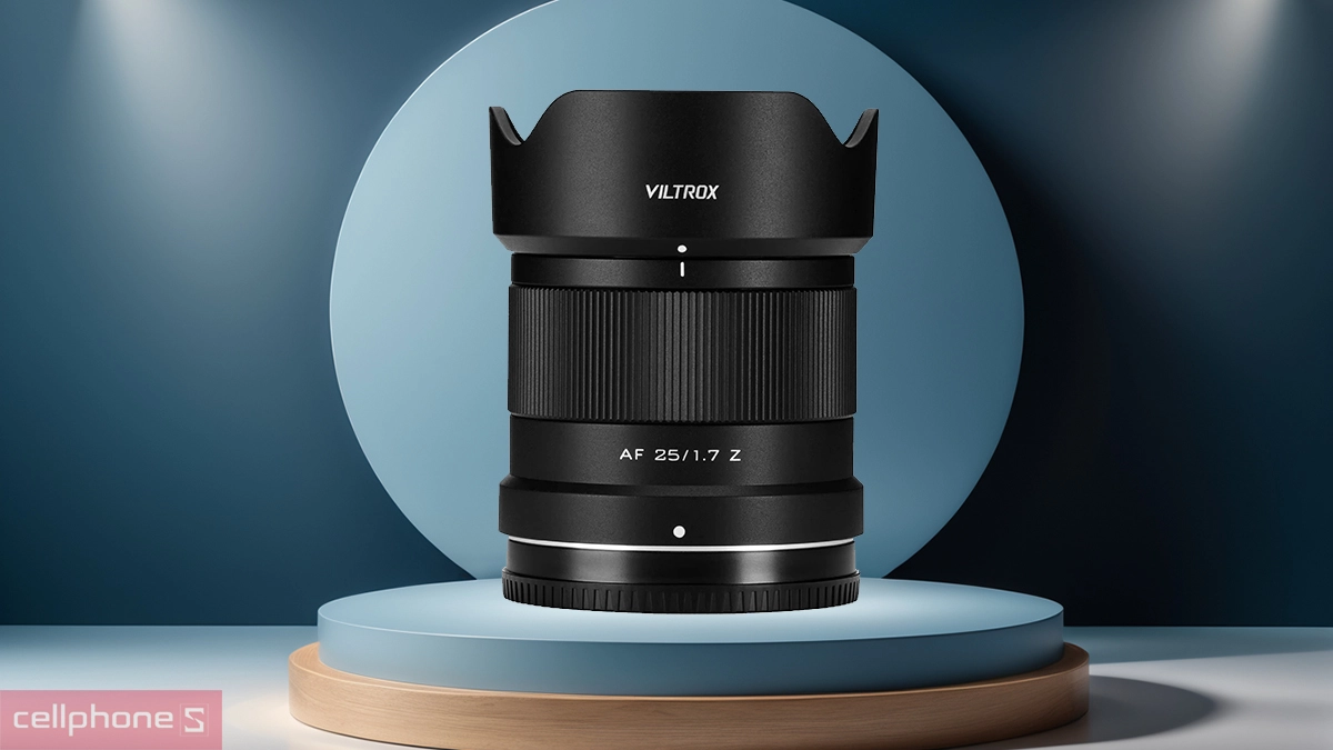 Thiết kế nhỏ gọn Lens Viltrox AF 25mm F1.7 ngàm Nikon Z