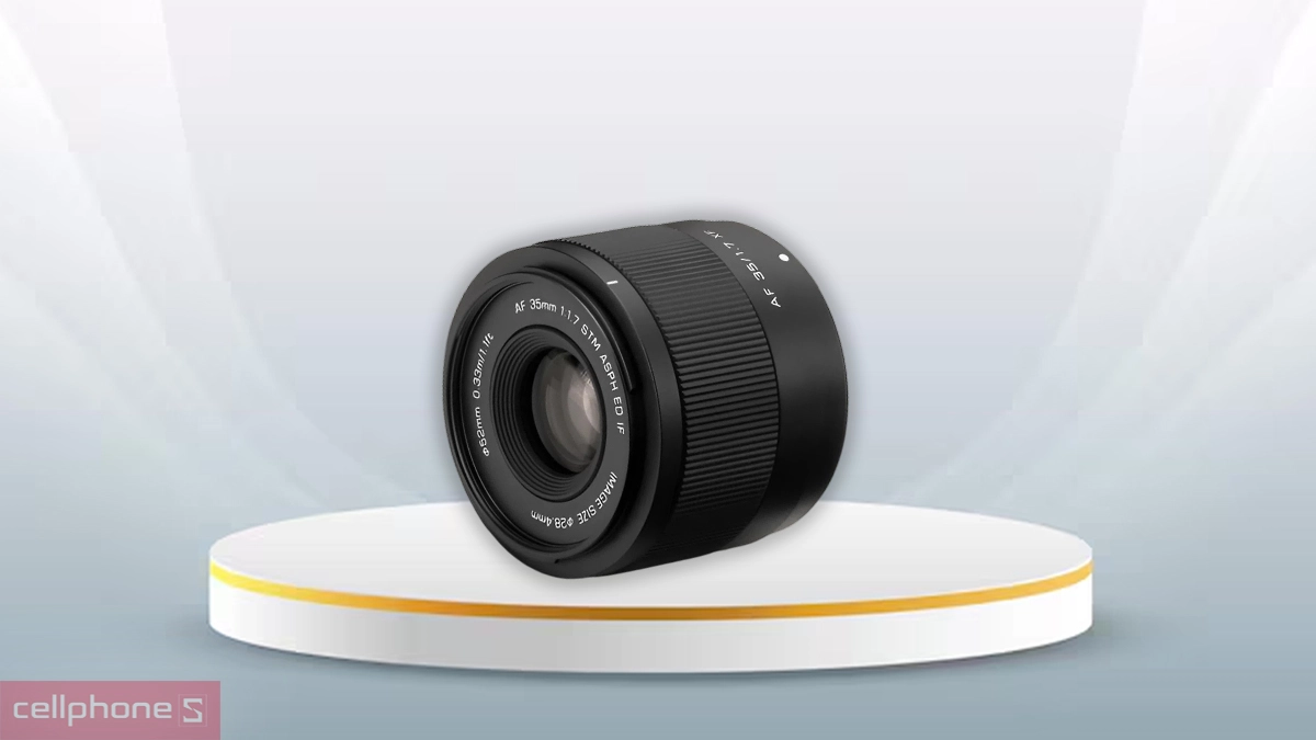 Kích thước nhỏ gọn Lens Viltrox AF 35mm F1.7 ngàm Fujifilm X