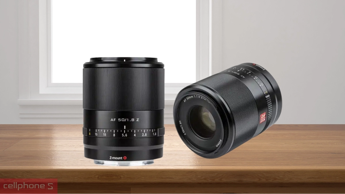 Khẩu độ Lens Viltrox AF 50mm F1.8 ngàm Nikon Z
