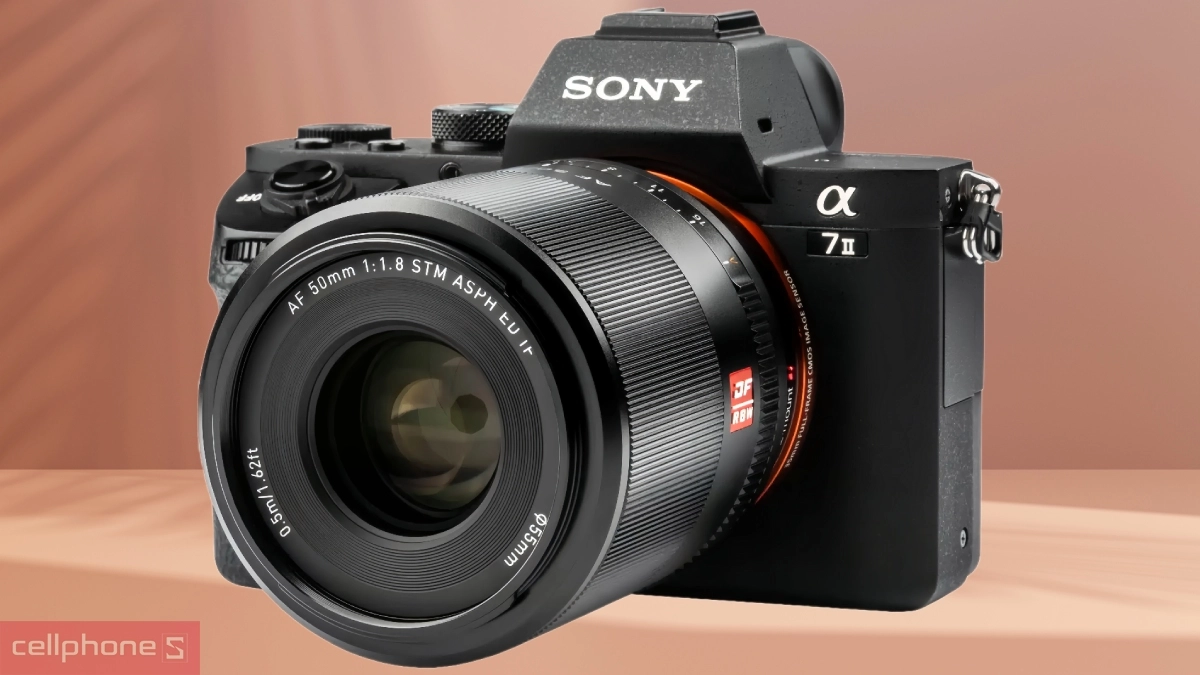 Thiết kế Lens Viltrox AF 50mm f1.8 ngàm Sony FE