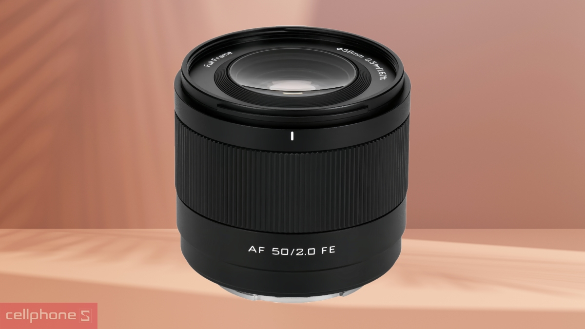Thiết kế lens Viltrox AF 50mm f/2.0 ngàm Nikon Z