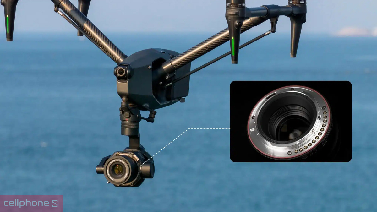 Ngàm Lens Viltrox AF 90mm F3.5 ngàm DJI DL