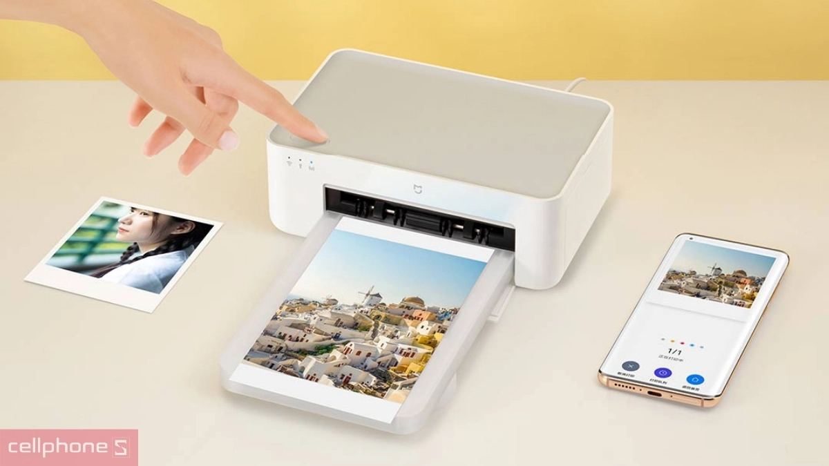Thiết kế máy in ảnh cầm tay Xiaomi 1S