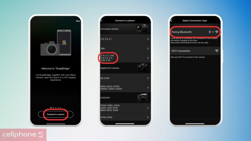 Chọn thiết bị Z FC