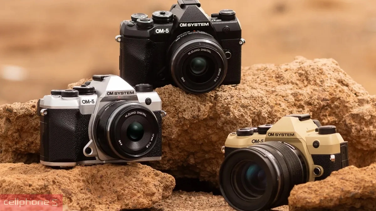 Cảm biến, ống kính của máy ảnh OM System OM-5 Mark II