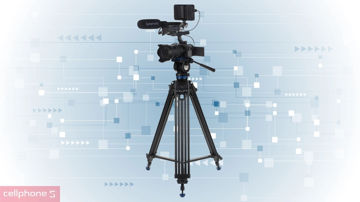 Đầu gắn đế tháo nhanh của Chân máy Benro Video KH25PC