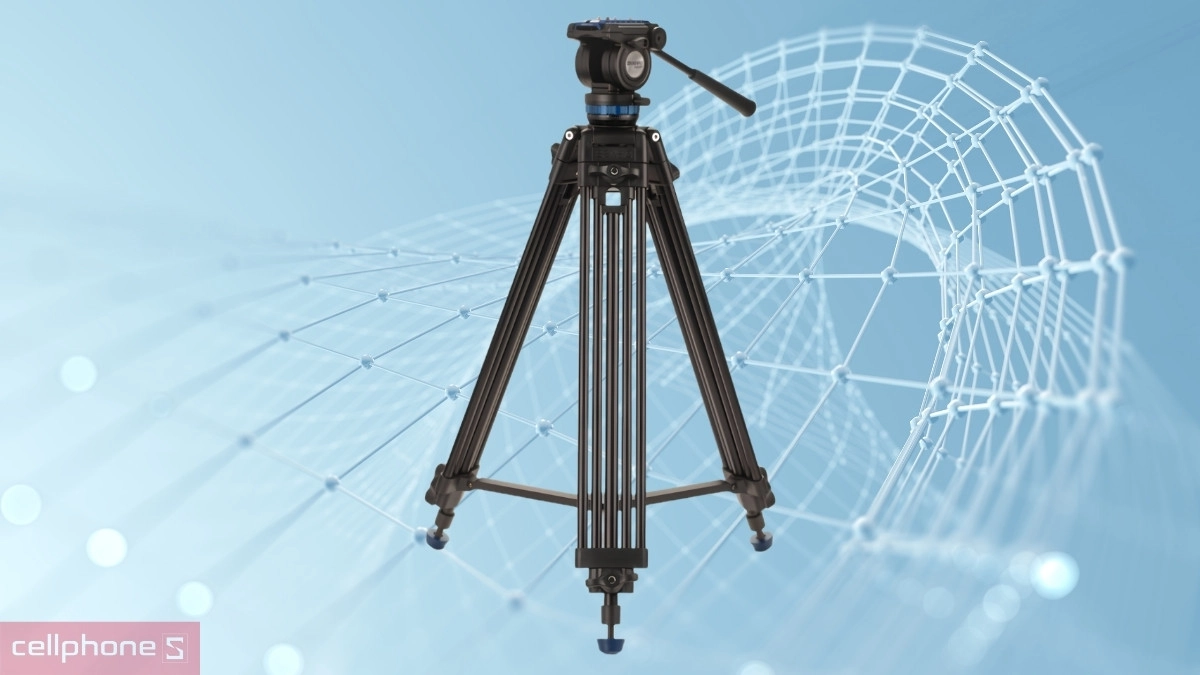Bọt nước cân bằng trên Chân máy Benro Video KH25PC