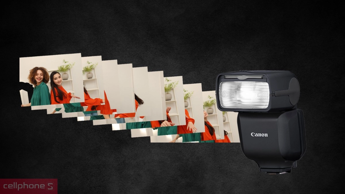 Đèn flash Canon EL-10 tái nạo năng lượng 0.1 giây