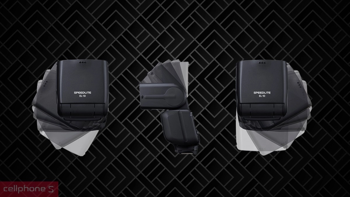 Thiết kế gọn nhẹ đèn flash Canon EL-10