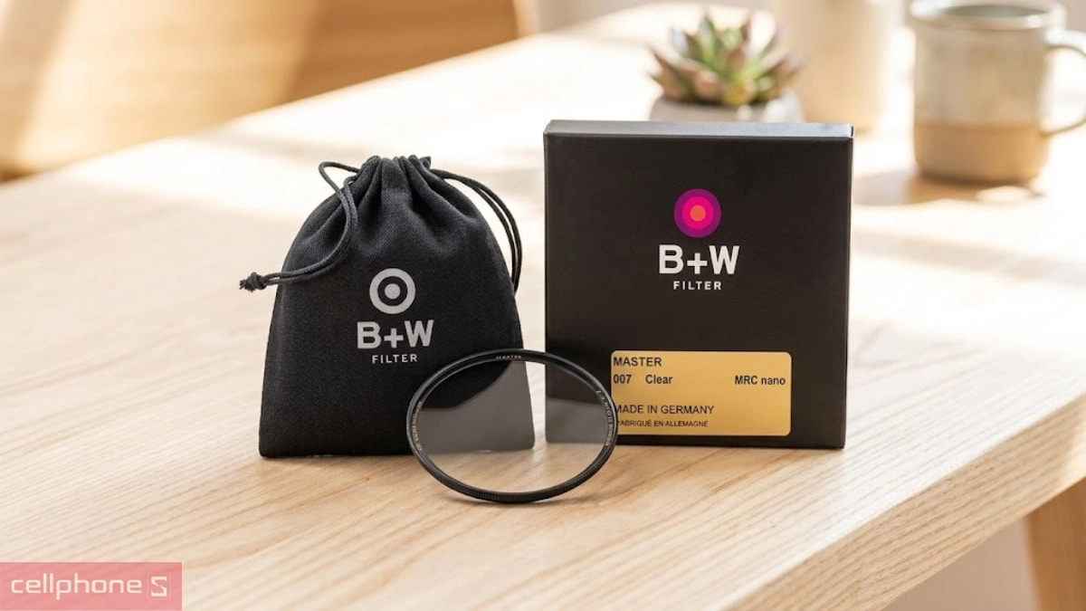 Công nghệ kính lọc B+W Master Clear MRC Nano 58mm