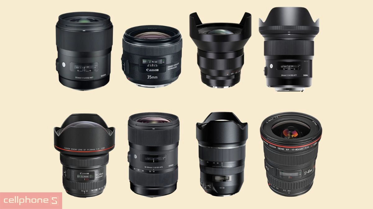 Lens Canon giá bao nhiêu tiền