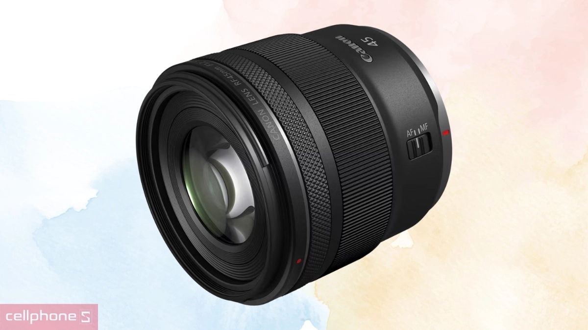 Trọng lượng, động cơ vận hành của lens máy ảnh Canon RF 45mm F/1.2 STM