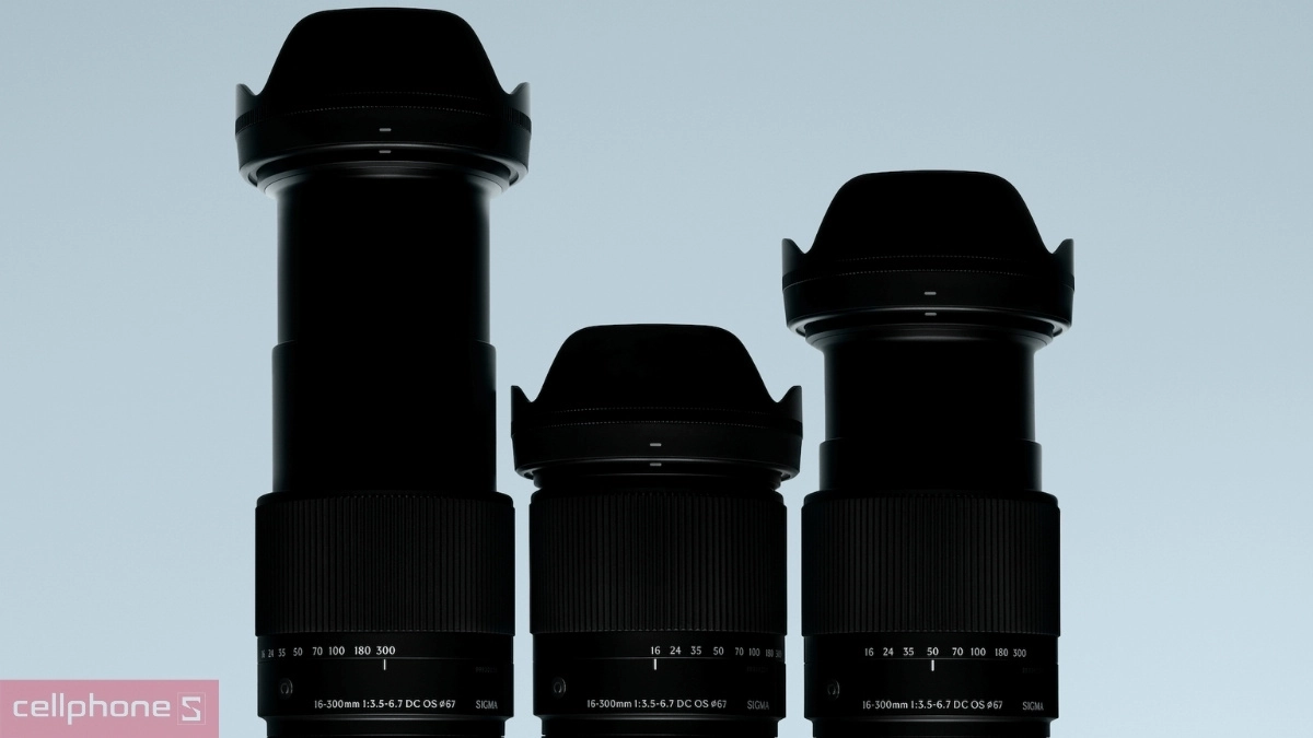 Khả năng chuyển đổi góc chụp linh hoạt của lens Sigma 16-300mm F3.5-6.7 DC OS Contemporary For Sony E