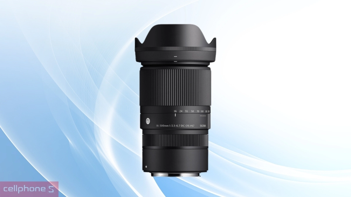 Thiết kế lens Sigma 16-300mm F3.5-6.7 DC OS Contemporary For Sony E