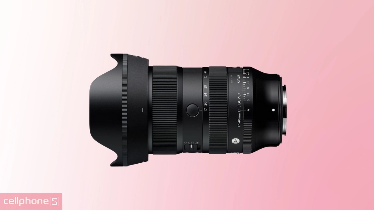 Cấu trúc quang học hiện đại của lens Sigma 17-40mm F1.8 DC Art For Fujifilm X