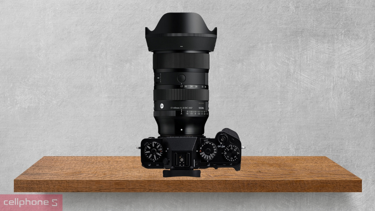 Khả năng tương thích với cảm biến hiện đại, góc nhìn linh hoạt của lens Sigma 17-40mm F1.8 DC Art For Fujifilm X
