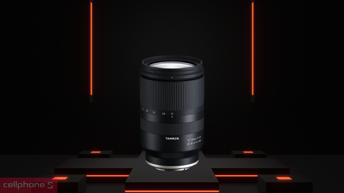 Thiết kế gọn nhẹ của Lens Tamron 17-70mm F2.8 for Sony E