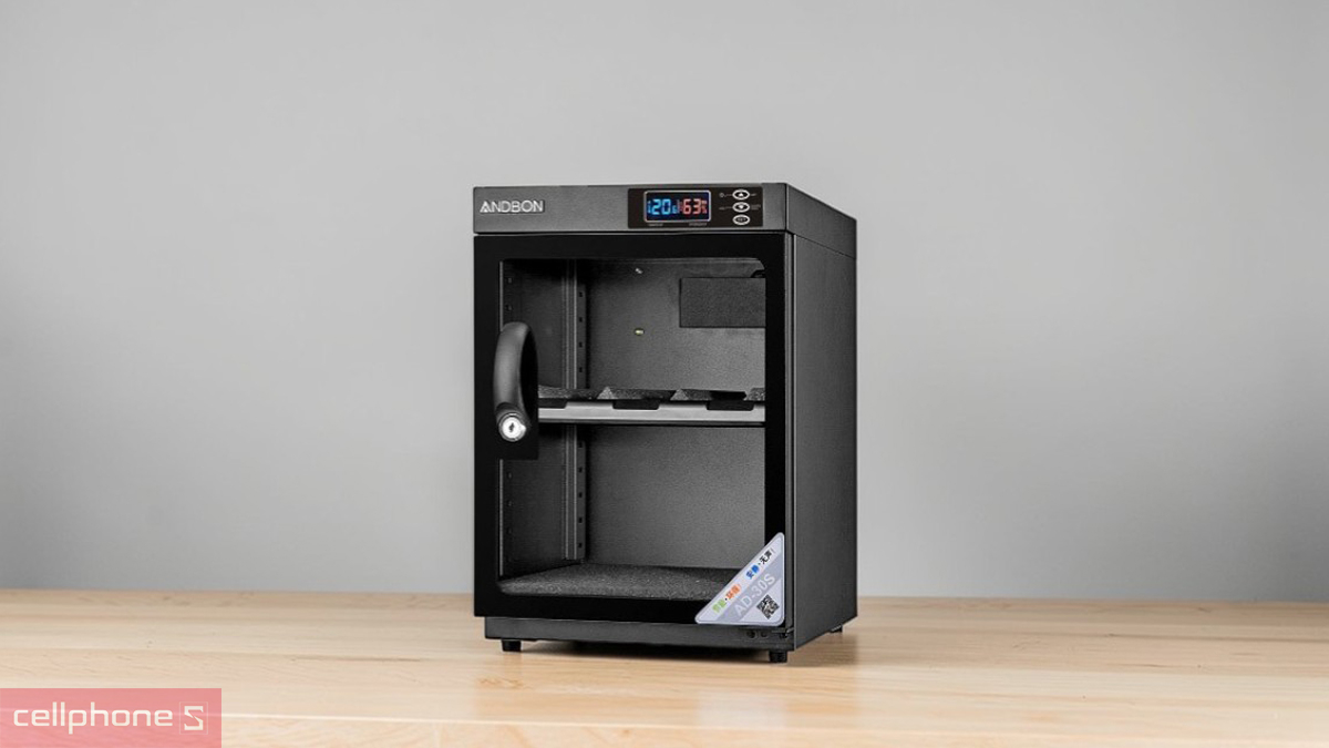 Cơ chế hút ẩm tủ chống ẩm máy ảnh Andbon AD-30S