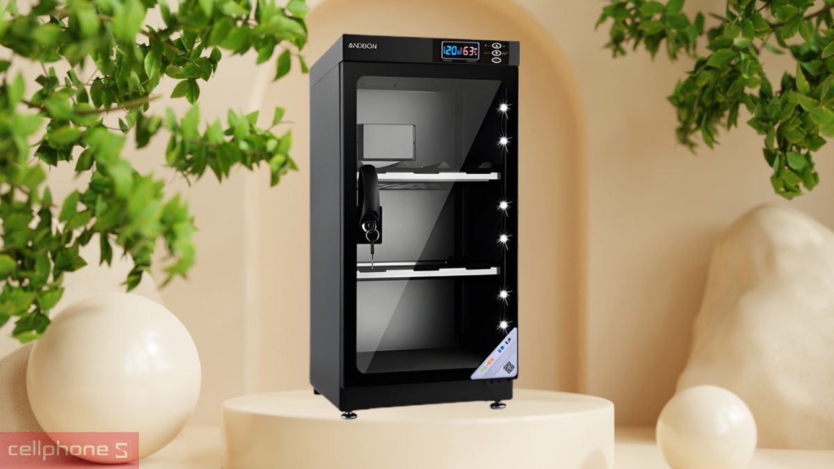 Ngoại thất tủ chống ẩm máy ảnh Andbon AD-50S